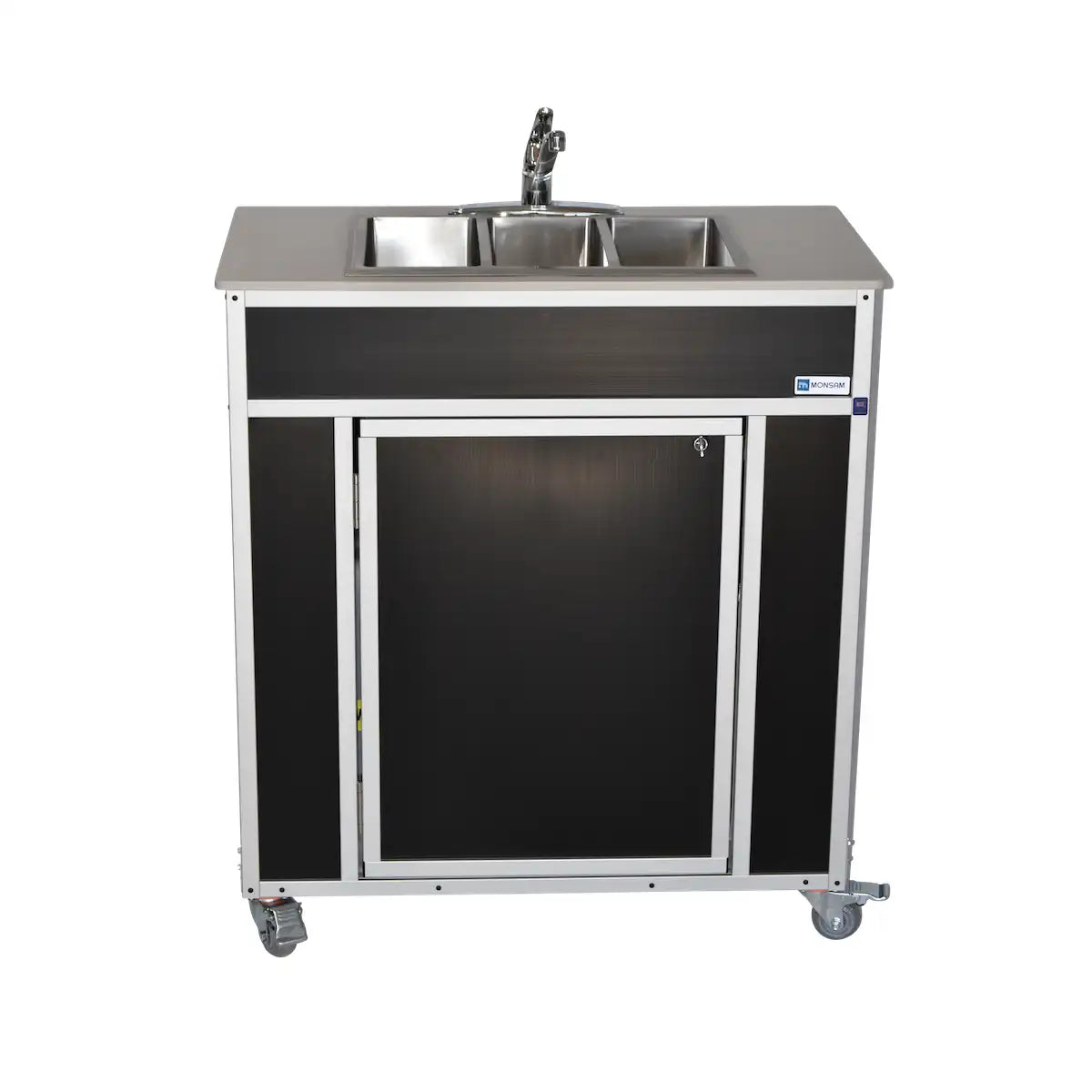 Monsam NSF Certified Portable 3-Compartment Sink
