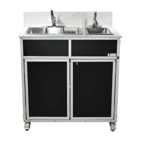 Monsam NSF Certified Portable 4-Basin Sink