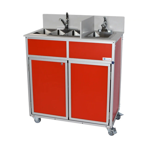 Monsam NSF Certified Portable 4-Basin Sink