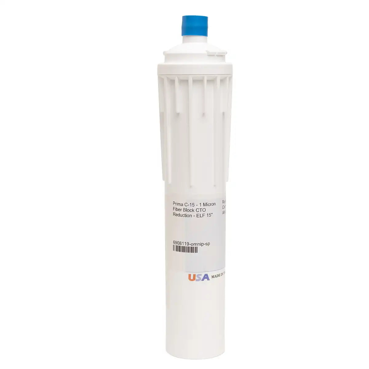 Omnipure C-15 - 1 Micron CTO Carbon Block Filter Cartridge ELF 15" - CTO-Q Replacement Alternative