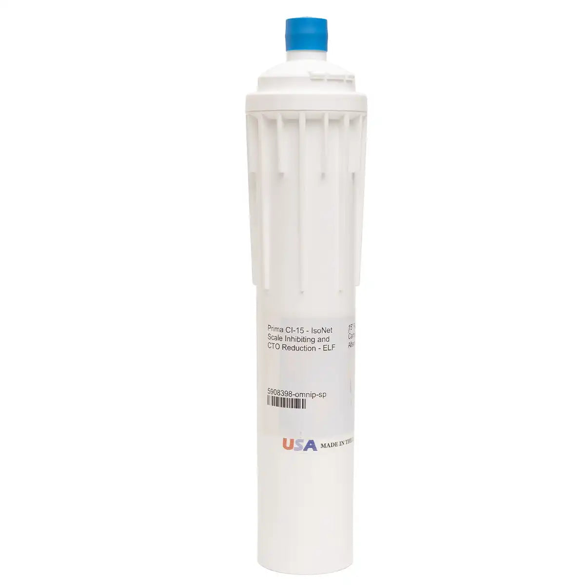 Omnipure CI-15 - IsoNet Scale Inhibiting Filter Cartridge with CTO Carbon Block ELF 15" - CTOS-Q Replacement Alternative