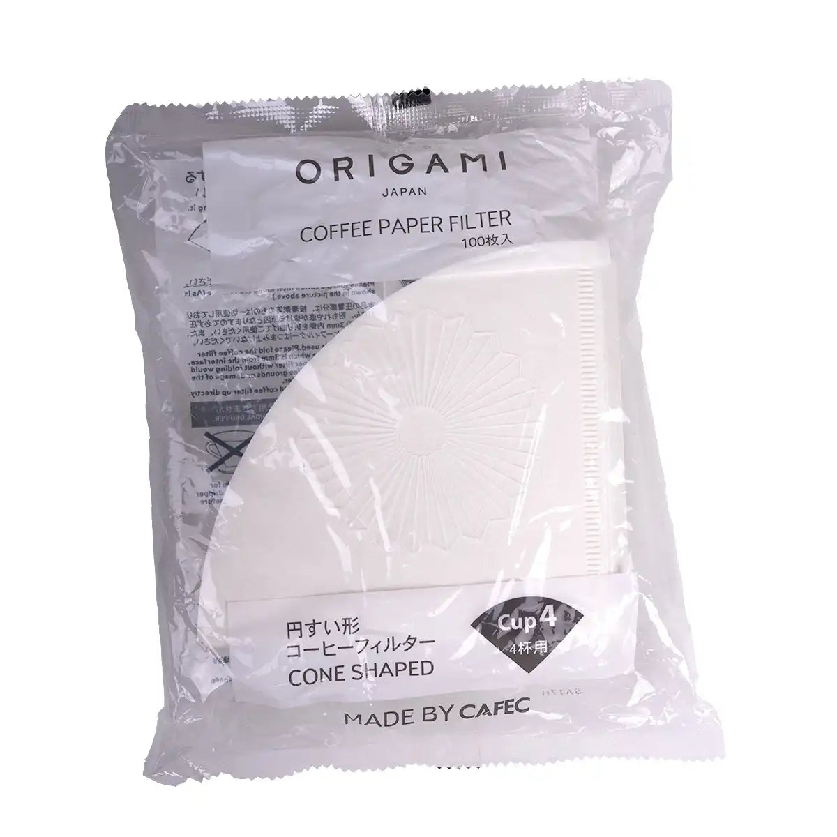 Cafec Paper Filters for Medium Origami, V60-02 Drippers