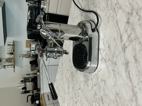USED - EXCELLENT | La Pavoni Europiccola Lever Espresso Machine, Chrome, 8 cup capacity