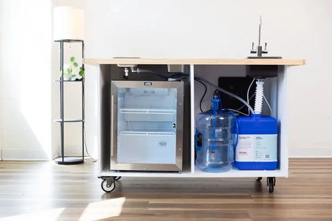 Coffee Cart Hot and Cold Water Sink Kit