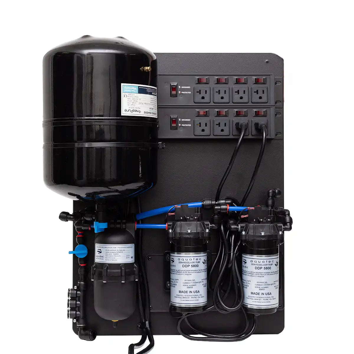 Prima Coffee Dual High-Volume Mobile Water Pump System – 2x 1.5 GPM Pumps with 3.2 Gal & 0.82 L Accumulators