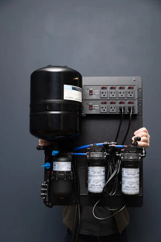 Prima Coffee Dual High-Volume Mobile Water Pump System – 2x 1.5 GPM Pumps with 3.2 Gal & 0.82 L Accumulators