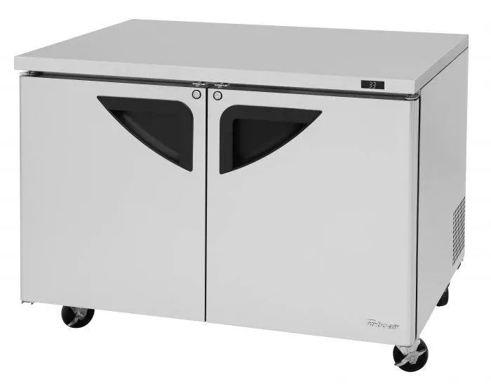 Turbo Air TUR-48SD-N - Super Deluxe 2 Door 48" Undercounter Cooler