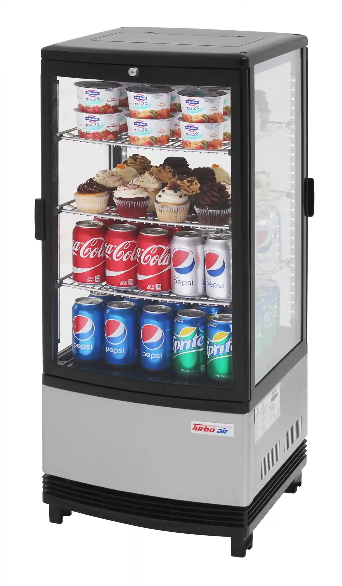 Turbo Air CRT-77-2R-N Refrigerated Diamond Show Case