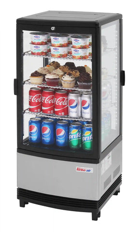 Turbo Air CRT-77-2R-N Refrigerated Diamond Show Case