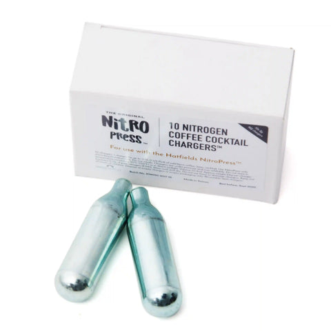 Nitropress Nitrogen Coffee Cocktail Chargers for the NitroPress (Box of 10)